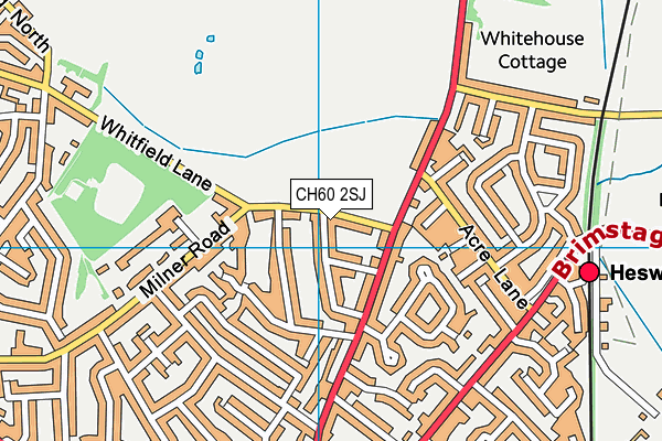 CH60 2SJ map - OS VectorMap District (Ordnance Survey)