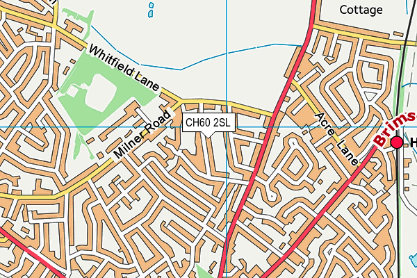 CH60 2SL map - OS VectorMap District (Ordnance Survey)