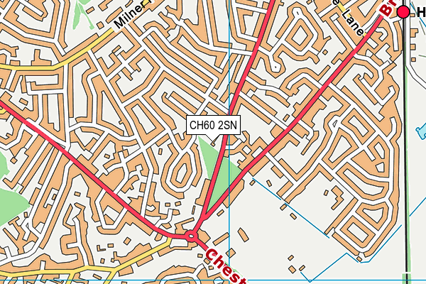 CH60 2SN map - OS VectorMap District (Ordnance Survey)