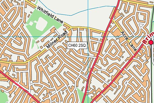 CH60 2SQ map - OS VectorMap District (Ordnance Survey)