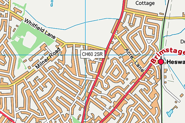 CH60 2SR map - OS VectorMap District (Ordnance Survey)