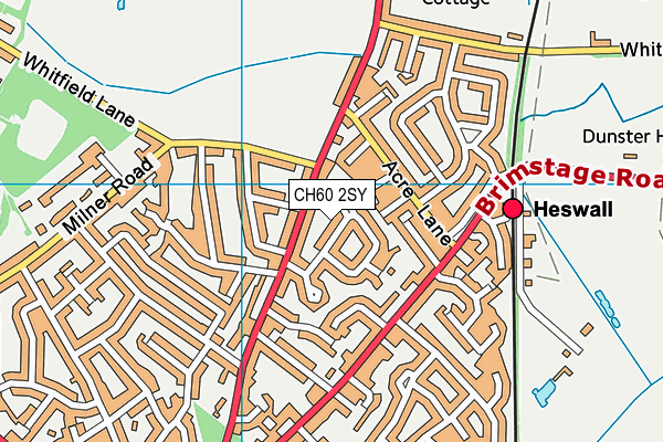 Map of FLOURISH HESWALL LTD at district scale