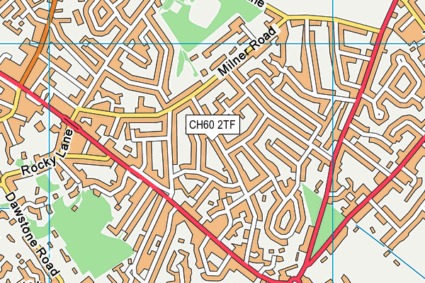 CH60 2TF map - OS VectorMap District (Ordnance Survey)