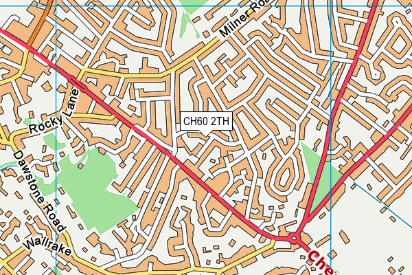 CH60 2TH map - OS VectorMap District (Ordnance Survey)