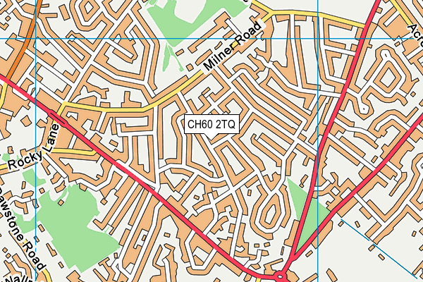 CH60 2TQ map - OS VectorMap District (Ordnance Survey)