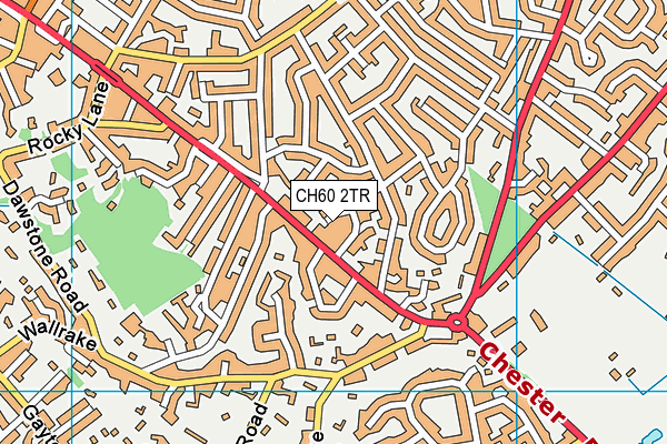 CH60 2TR map - OS VectorMap District (Ordnance Survey)