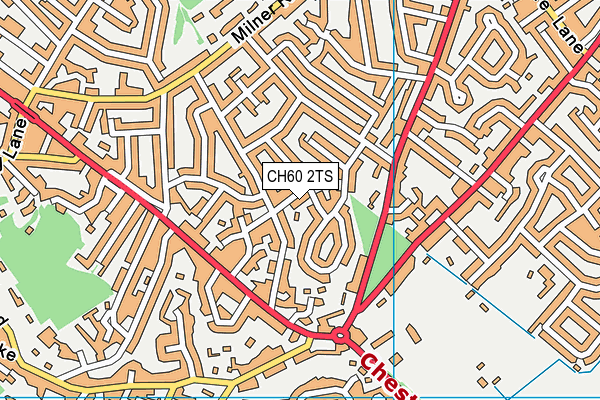 CH60 2TS map - OS VectorMap District (Ordnance Survey)