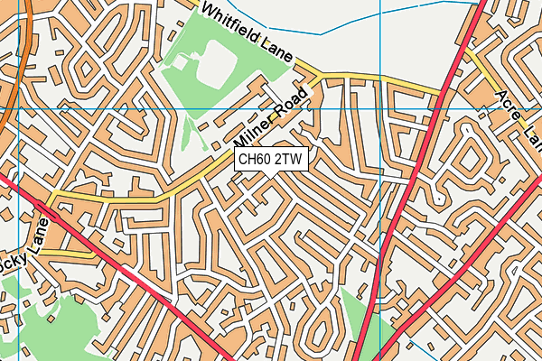 CH60 2TW map - OS VectorMap District (Ordnance Survey)