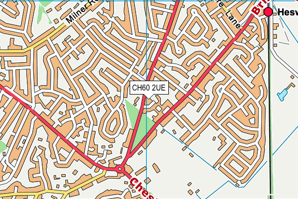 CH60 2UE map - OS VectorMap District (Ordnance Survey)