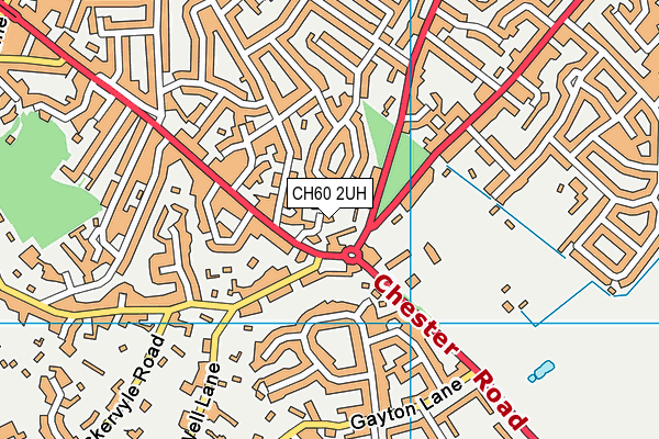 CH60 2UH map - OS VectorMap District (Ordnance Survey)