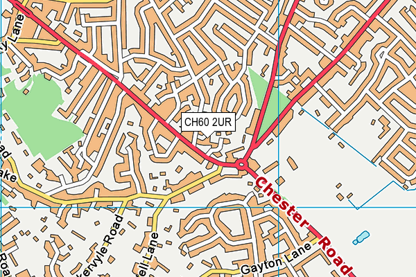 CH60 2UR map - OS VectorMap District (Ordnance Survey)