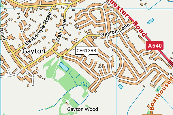 CH60 3RB map - OS VectorMap District (Ordnance Survey)