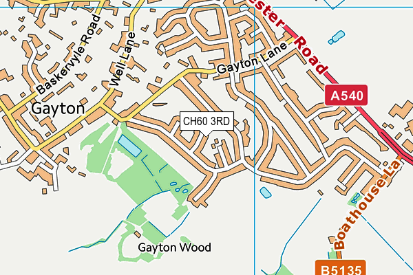 CH60 3RD map - OS VectorMap District (Ordnance Survey)