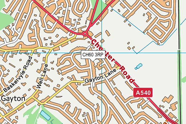 CH60 3RP map - OS VectorMap District (Ordnance Survey)