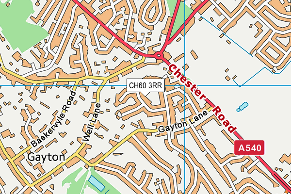 CH60 3RR map - OS VectorMap District (Ordnance Survey)