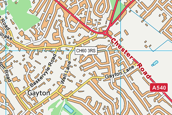 CH60 3RS map - OS VectorMap District (Ordnance Survey)