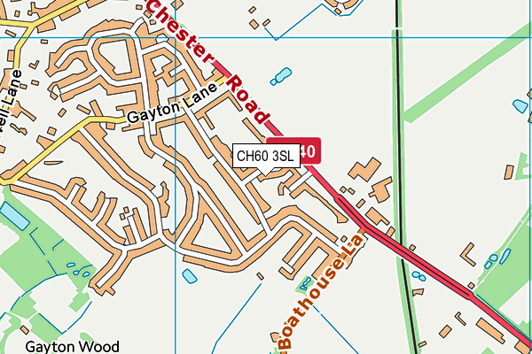 CH60 3SL map - OS VectorMap District (Ordnance Survey)