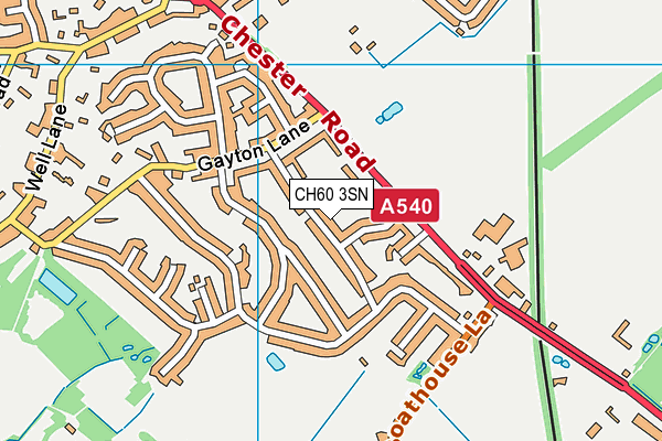 CH60 3SN map - OS VectorMap District (Ordnance Survey)