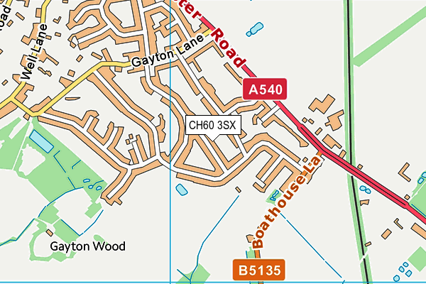 CH60 3SX map - OS VectorMap District (Ordnance Survey)