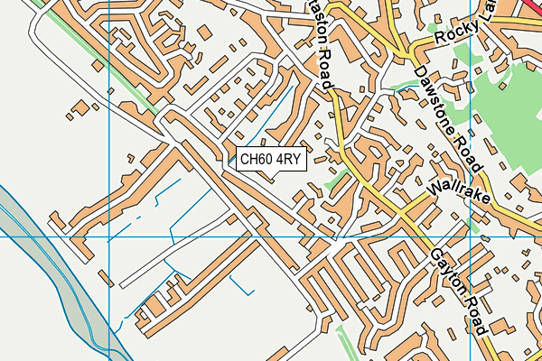 CH60 4RY map - OS VectorMap District (Ordnance Survey)