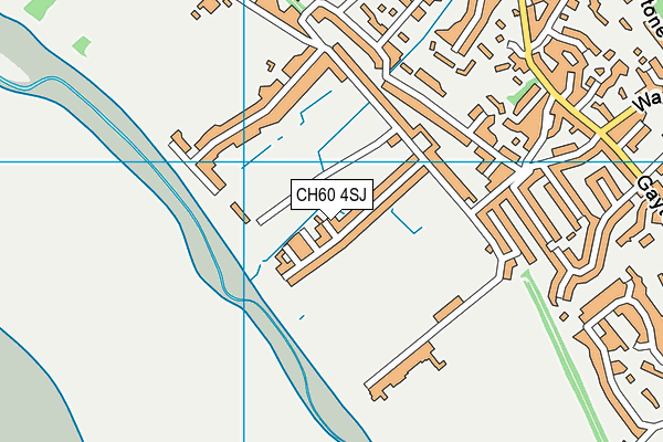 CH60 4SJ map - OS VectorMap District (Ordnance Survey)
