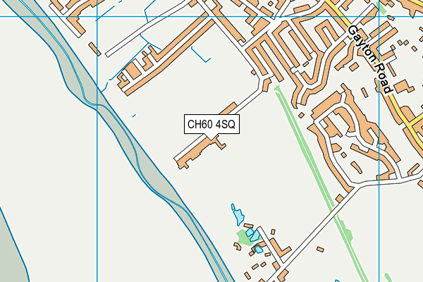 CH60 4SQ map - OS VectorMap District (Ordnance Survey)