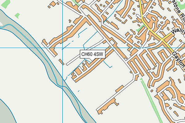 CH60 4SW map - OS VectorMap District (Ordnance Survey)