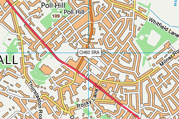 CH60 5RA map - OS VectorMap District (Ordnance Survey)