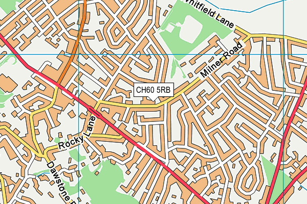 CH60 5RB map - OS VectorMap District (Ordnance Survey)