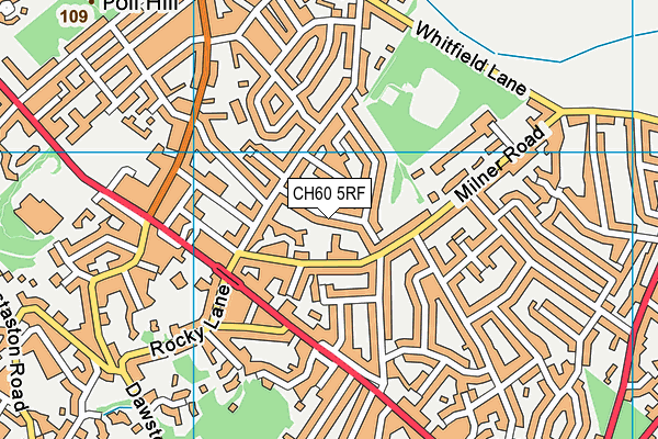CH60 5RF map - OS VectorMap District (Ordnance Survey)