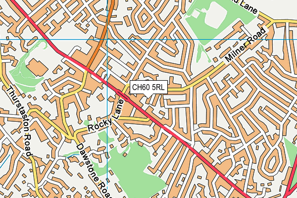 CH60 5RL map - OS VectorMap District (Ordnance Survey)