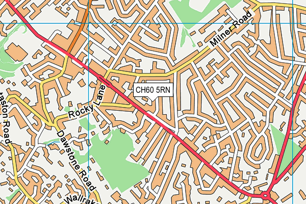 CH60 5RN map - OS VectorMap District (Ordnance Survey)