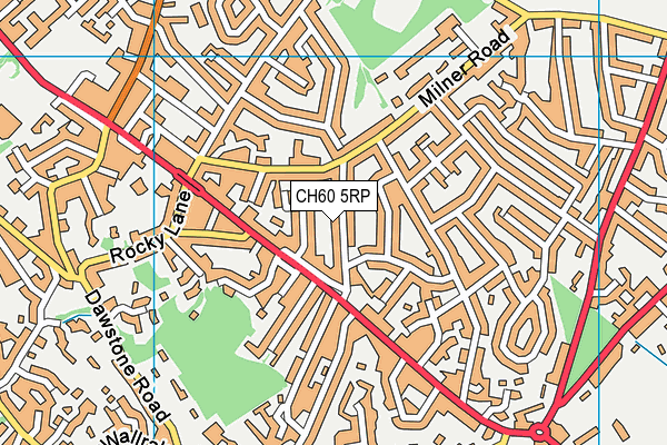 CH60 5RP map - OS VectorMap District (Ordnance Survey)