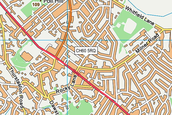 CH60 5RQ map - OS VectorMap District (Ordnance Survey)