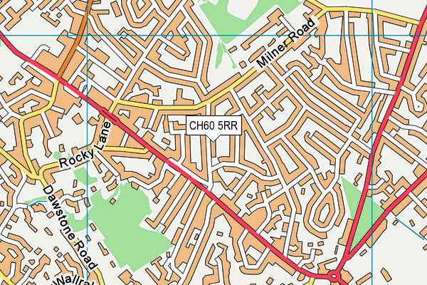 CH60 5RR map - OS VectorMap District (Ordnance Survey)