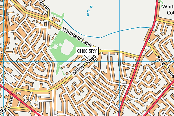 CH60 5RY map - OS VectorMap District (Ordnance Survey)