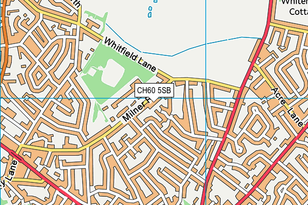 CH60 5SB map - OS VectorMap District (Ordnance Survey)