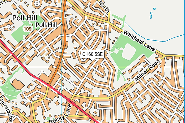 CH60 5SE map - OS VectorMap District (Ordnance Survey)