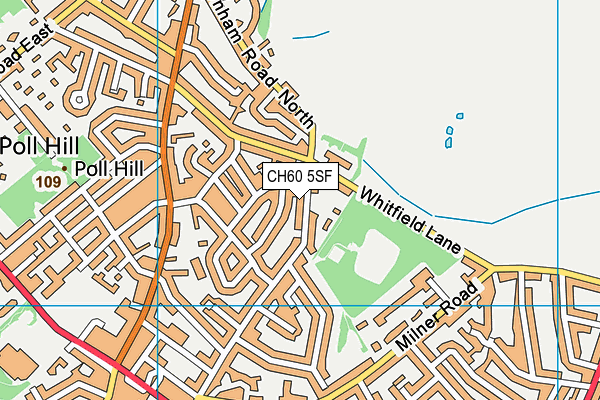 CH60 5SF map - OS VectorMap District (Ordnance Survey)