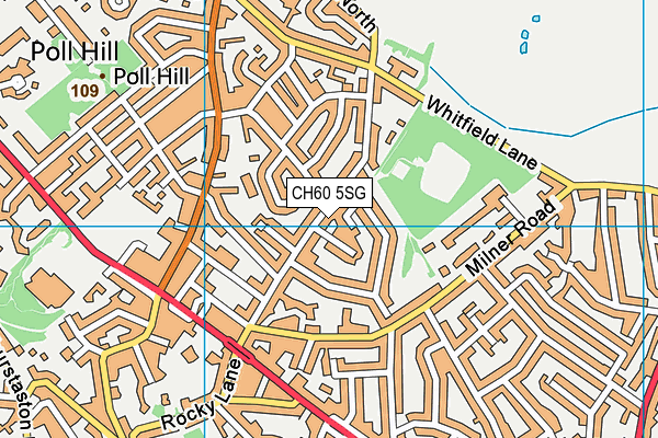 CH60 5SG map - OS VectorMap District (Ordnance Survey)