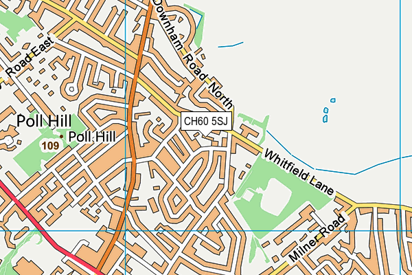 CH60 5SJ map - OS VectorMap District (Ordnance Survey)