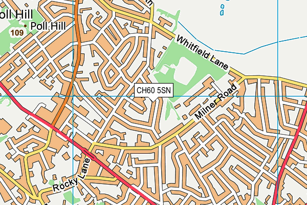 CH60 5SN map - OS VectorMap District (Ordnance Survey)