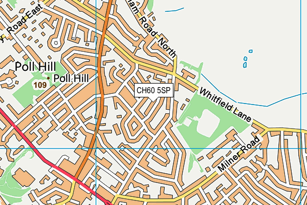 CH60 5SP map - OS VectorMap District (Ordnance Survey)