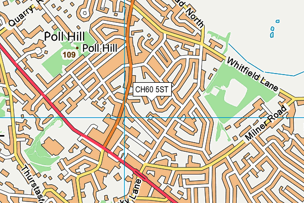 CH60 5ST map - OS VectorMap District (Ordnance Survey)