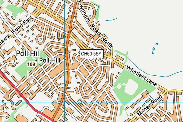 CH60 5SY map - OS VectorMap District (Ordnance Survey)