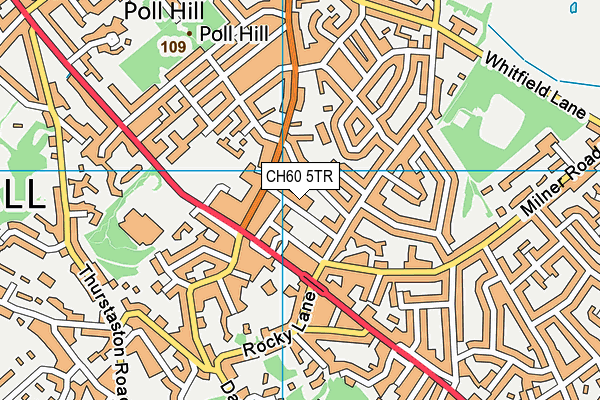 CH60 5TR map - OS VectorMap District (Ordnance Survey)