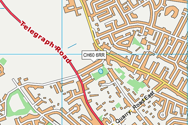 CH60 6RR map - OS VectorMap District (Ordnance Survey)