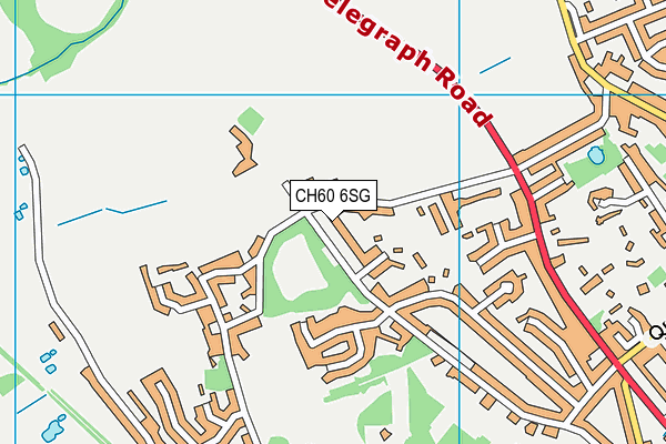 CH60 6SG map - OS VectorMap District (Ordnance Survey)