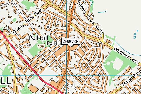 CH60 7RP map - OS VectorMap District (Ordnance Survey)