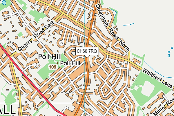 CH60 7RQ map - OS VectorMap District (Ordnance Survey)